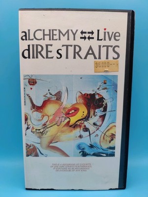 VHS - Alchemy - Dire Straits - Live Music - 1983 - Vintage
