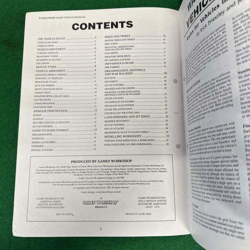 WARHAMMER 40K VEHICLE MANUAL GAMES WORKSHOP RULEBOOK BOOK TEMPLATE ROGUE ERA π‘ - Picture 15 of 20