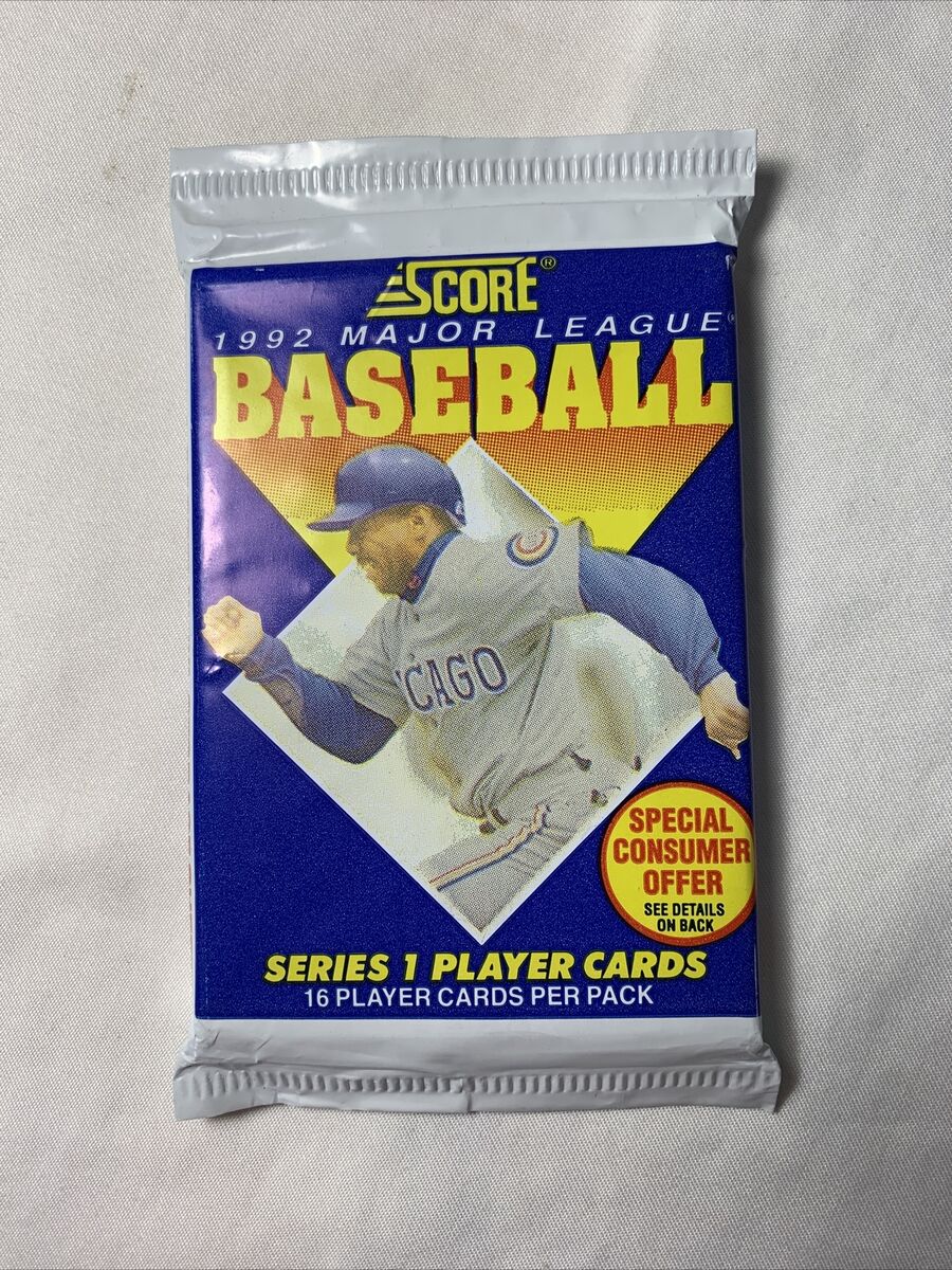 【 大感謝セール】 1992 eBay | Cards) (16 - SEALED - 1' 'Series Baseball Score ボックス