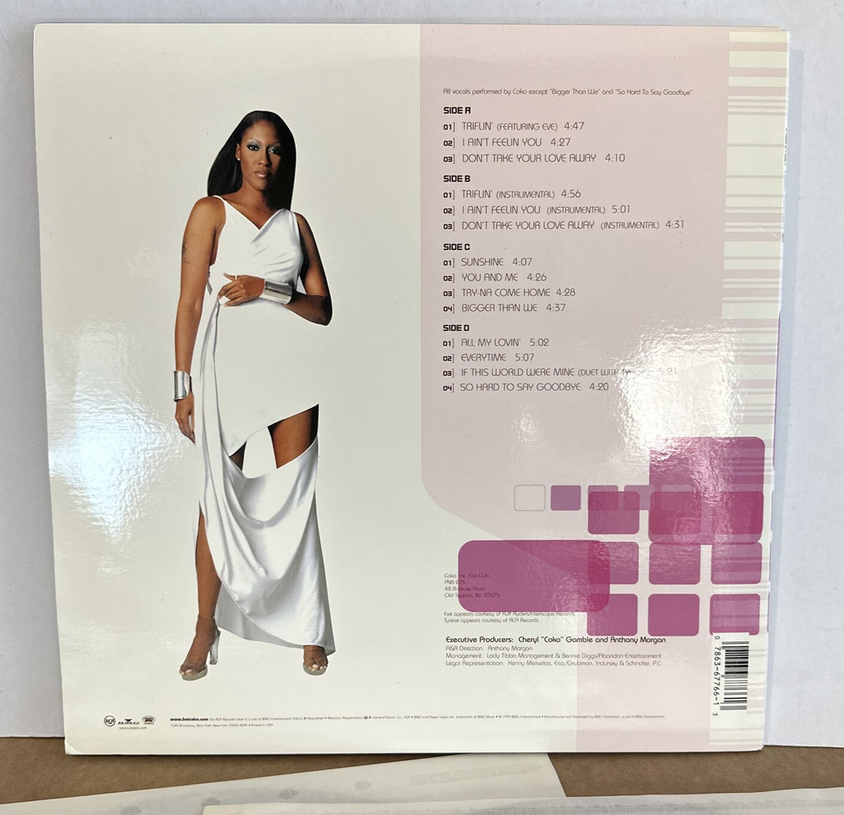 Coko (SWV) - Hot Coko NEAR MINT Vinyl 2LP 1999 US RCA