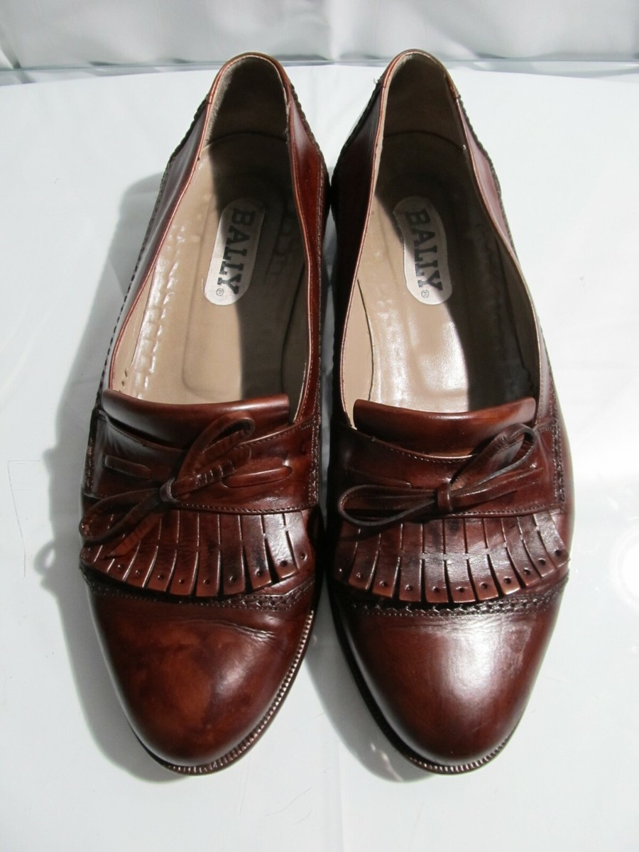 NOT AVAILABLE - Vintage Bally Kiltie Loafer Bally Talon Black Calfskin Italian Leather Kiltie Loafers  main image 3