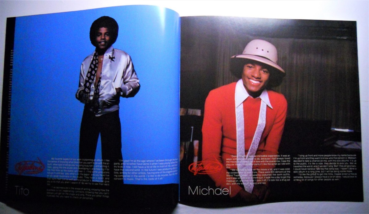 マイケルジャクソンジャクソンズ1979ツアーパンフレットmichael The Jacksons Michael Jackson - 1979 Tour Book | eBay