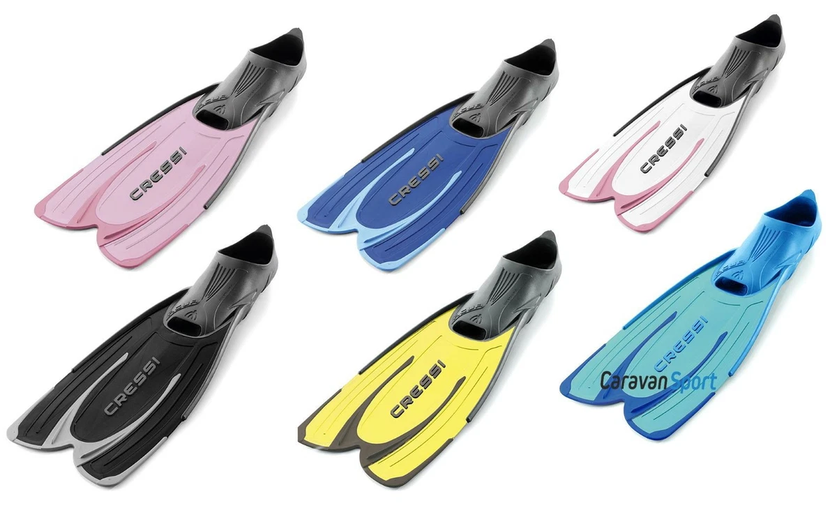 Cressi Sub Flossen Set Unterwasser Tauchen 5 Farben Schwimmen Schnorcheln