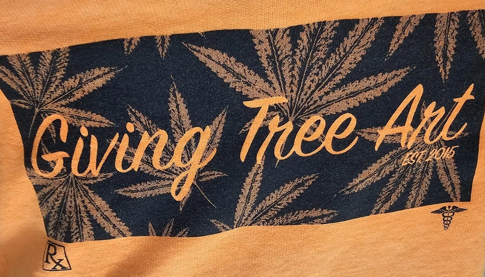 Next Level женская рубашка блузка размер S маленький оранжевый черный давая дерево искусства - Изображение 4 из 4