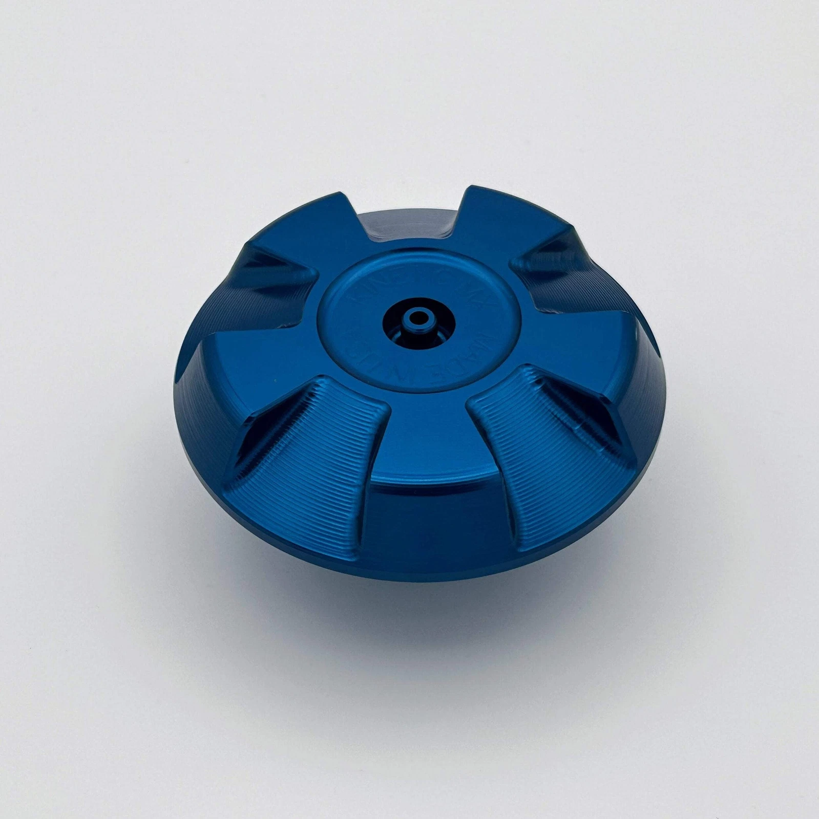 2019+ Honda CRF110 EFI Kinetic MX Billet Aluminum Fuel Cap - Blue Made in USA!