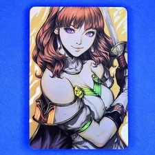 Fire Emblem Celica Holographic Rainbow Foil Character Art Trading Card