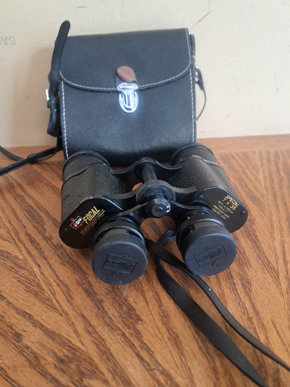 Vintage FOCAL Binoculars Japan Kmart 7 x 35 W/ Case eBay