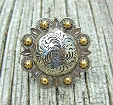 Scarf SLIDE Wild Rag Slide Western Cowboy Cowgirl Buckaroo Concho NG berry