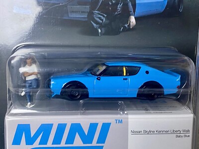希少US限定 MINI-GT LB☆WORKS GT-R CandyBlue MINI GT 34 mijo LHD Nissan GT-R R35 Type 1 Candy Blue MINIGT