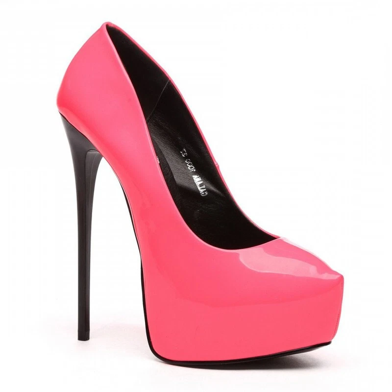 Giaro 16 cm 37 Galana 1000 Pink Rosa barbie rose sandals pumps high heels - Photo 1/4