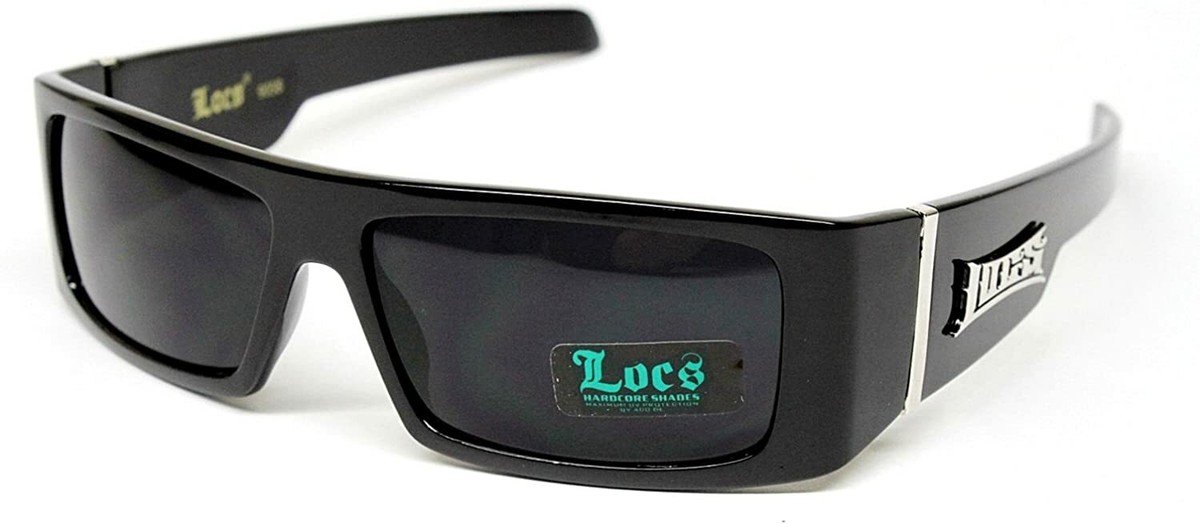 LOCS 9058 Hardcore Gangster Sunglasses-100% UVA / UVB Protection