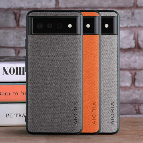 Case for Google Pixel 8A 8 8Pro XL Luxury Textile leather Skin phone case cover - Photo 1/17