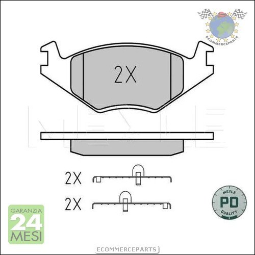 Kit Dischi Freno + Pastiglie Ant Meyle Per Seat Ibiza Ii Cordoba Vw Polo 6V5 6V2 - Foto 2 di 6