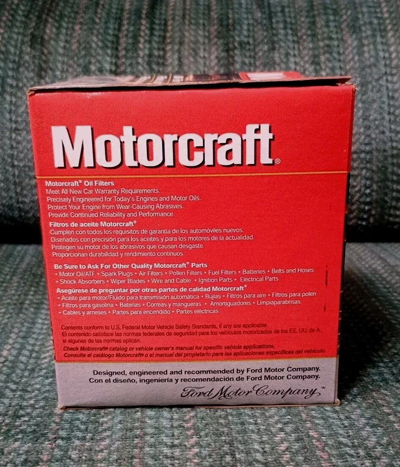 Filtro de aceite Ford F150 FL820S 1998-2020 NUEVO FABRICANTE DE EQUIPOS ORIGINALES - Válvula antidrenaje de silicona Foto 4 de 4