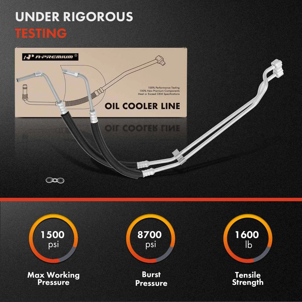 Engine Oil Cooler Line for Buick Roadmaster Chevy Impala Cadillac Fleetwood 5.7L - Image 3 of 4