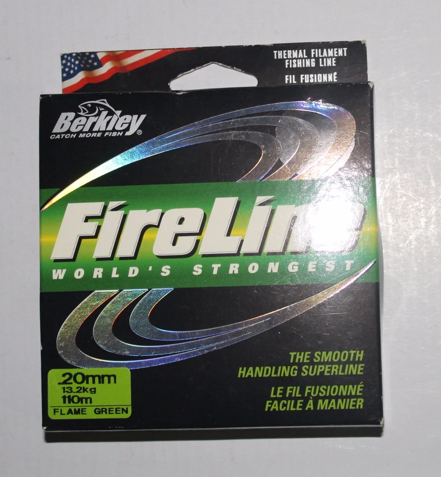 PROMO: Tresse Berkley Fireline 0.20mm 13.2kg 110m flame green - Photo 1/1