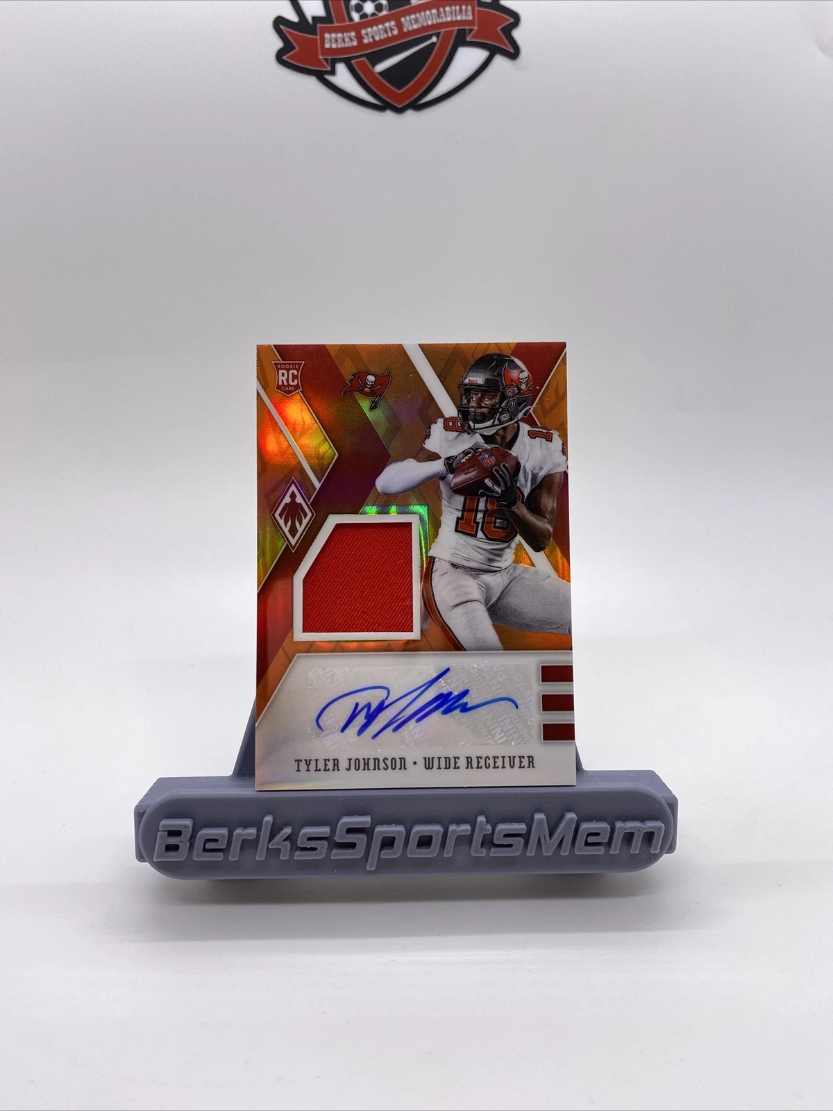 Tyler Johnson Panini Phoenix Rps Rookie Auto Jersey #TJ Orange