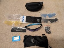 Oakley Radar EV Path Lt Blue Frame 5 Lenses, Case. Extras Open Box