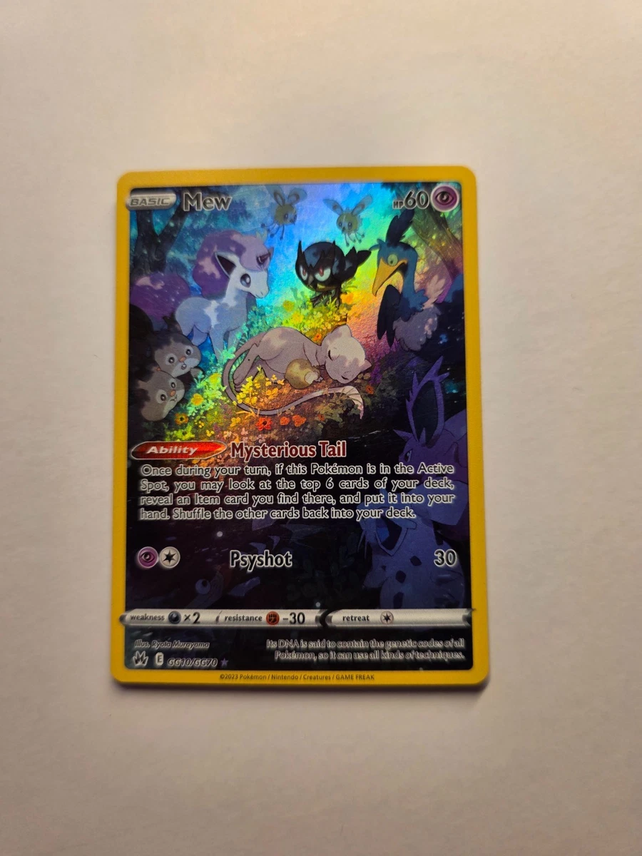 Mew GG10/GG70 Crown Zenith: Galarian Gallery Just Listed 2026