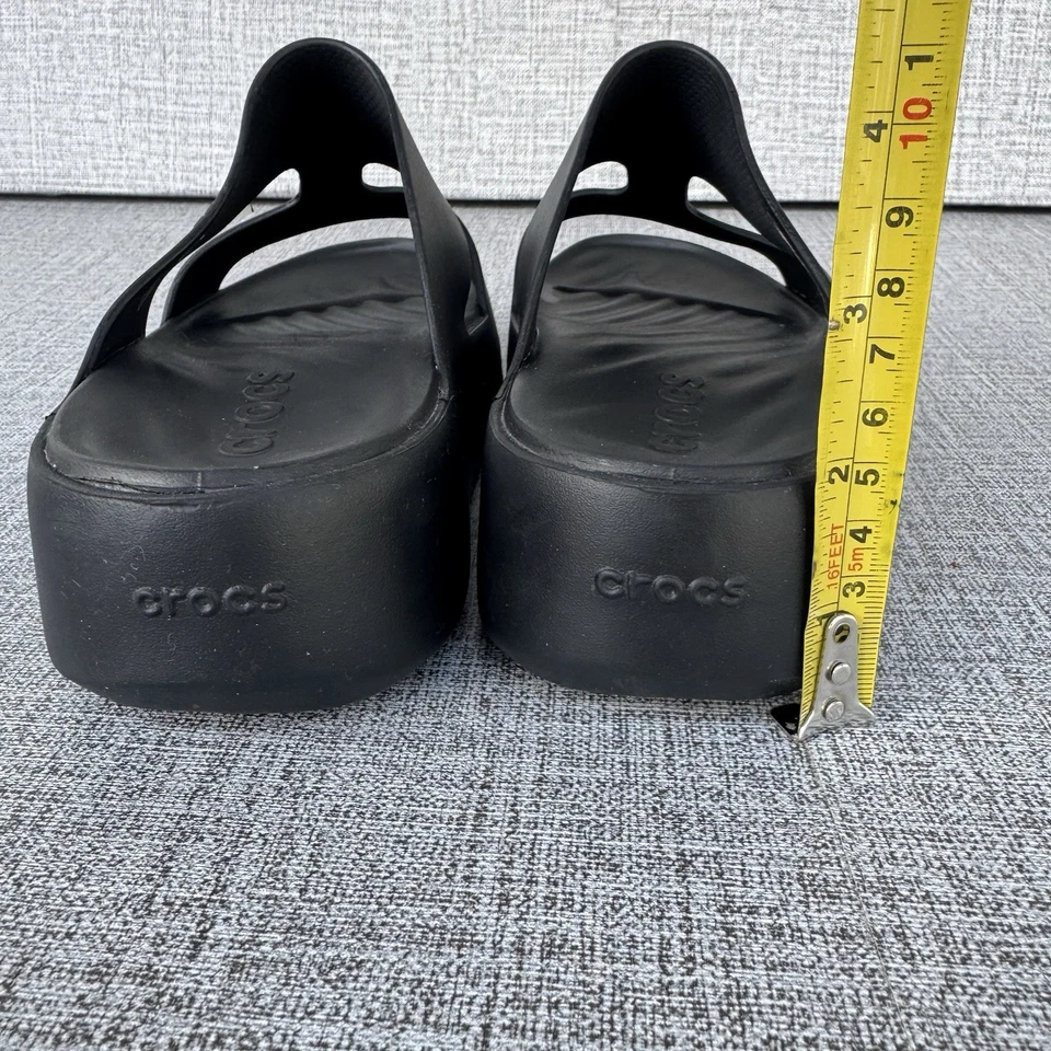 Crocs Sandals Womens Size 9 Black Getaway Platform H-Strap, Wedge - Image 3 of 4