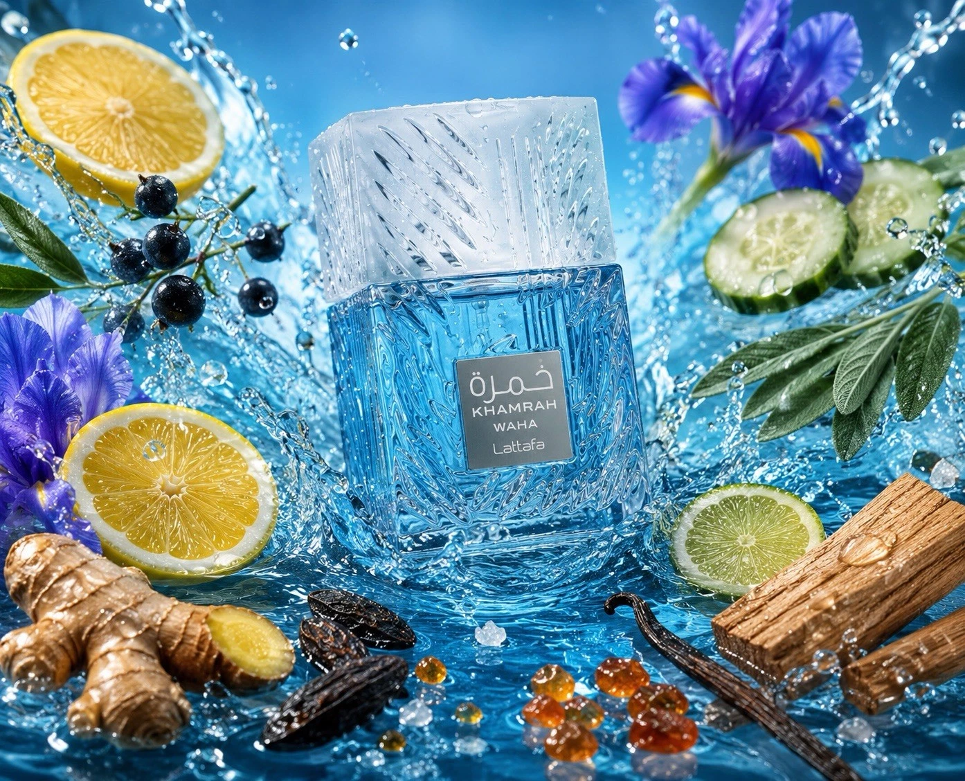 Lattafa Khamrah Waha Perfume 3.4oz 100ml Eau de Parfum Unisex NEW - Picture 1 of 1