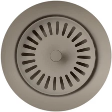 Blanco 240328 3-1/2" Metal Disposal Flange and Basket Strainer - Truffle