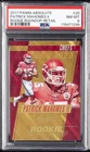2017 PANINI ABSOLUTE ROOKIE ROUNDUP RETAIL #20 PATRICK MAHOMES II RC PSA 8