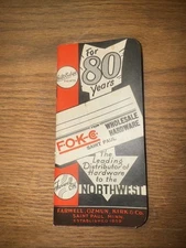 Farwell Ozmun Kirk & Co Hardware St Paul MN Advertising Mini Notebook- Collect