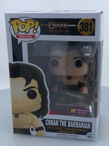 Funko POP! Movies Conan the Barbarian Bloody #381 Previews Exclusive DAMAGED