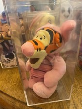 Disney Tigger Pink Beanbag Plush Toy with Display Case