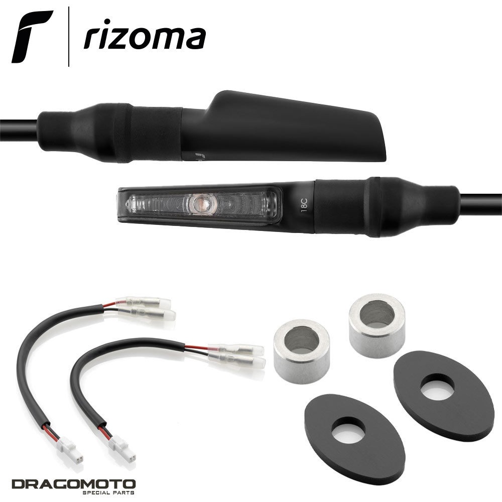 Clignotants CORSA KTM 1090 Adventure R moto Rizoma LED TS110BM noir mat