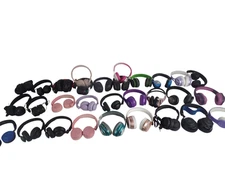 Lot of 30 Wireless  Different Brands Headphones - Free Shipping.