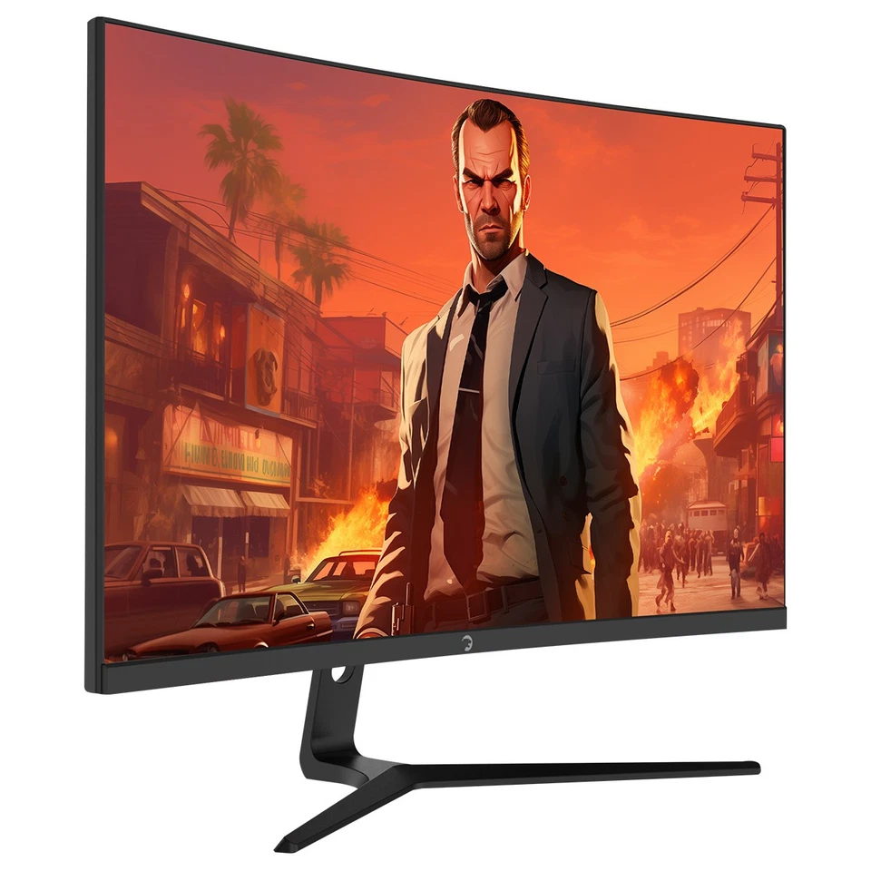 GAMEPOWER Curved Monitor 27 zoll 300Hz FullHD PC Bildschirm mit Lautsprecher V80 - Bild 4 von 4
