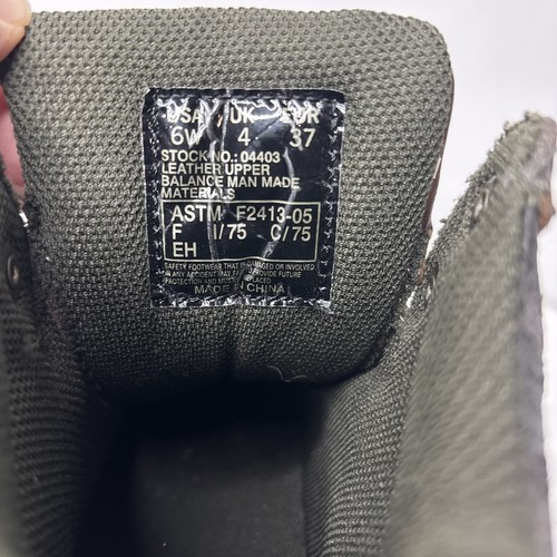 Wolverine Damen ASTM F2413-05 STAHLKAPPE RUTSCHFESTE Stiefel Größe 6 - Bild 7 von 10