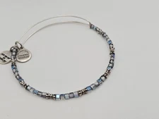 ALEX & ANI "Celestial " Twilight Beaded Round Silver Charm  Bracelet  🎊 🎁✨️