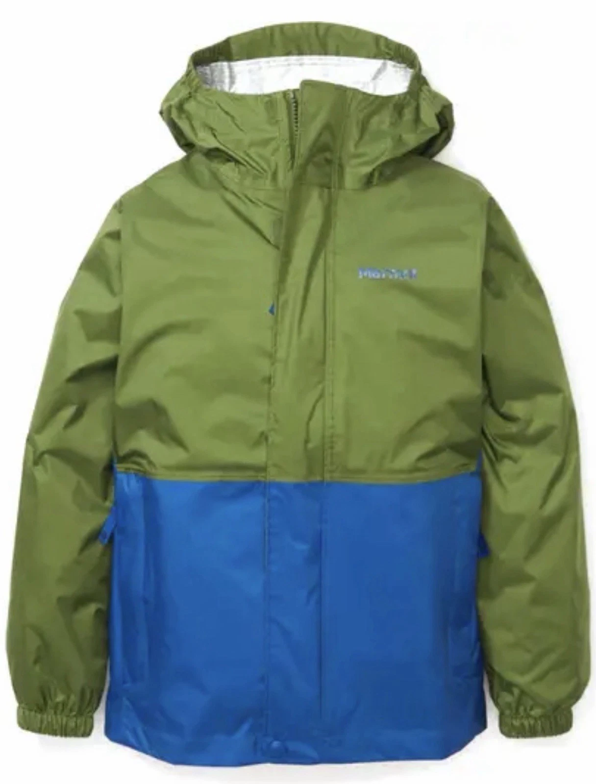NEW Marmot Precip Eco hooded rain jacket Youth XL 10/12