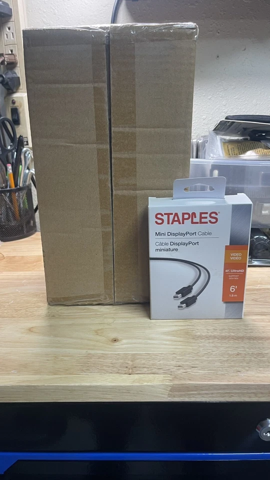 Bulk Case Of 8, All New Mini DisplayPort to MDP Cable  Male to Male Cord 6’. - Image 3 of 4