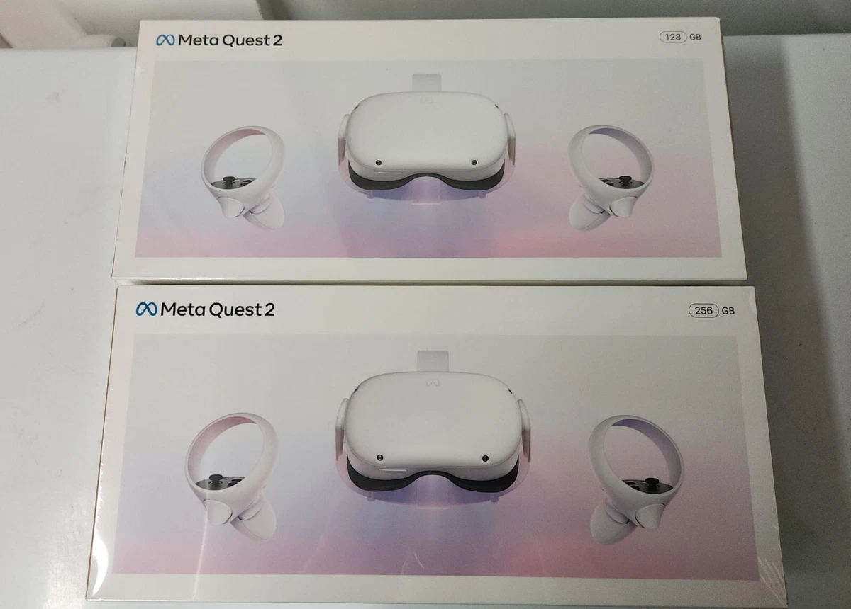 Meta Oculus Quest 2 128GB, 256GB Standalone VR Headset - White