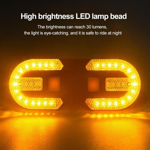 Bike Bicycle Turn Signals Light Front Light or Rear Light USB w/ Remote Control