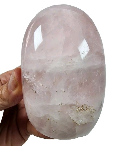 Rose Quartz Crystal Polished Freestand 328.2 grams. - Picture 2 of 3