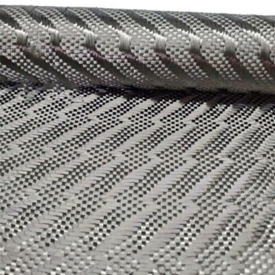 3K 240gsm Real Carbon Fiber Cloth Fabric lightning Weave 100cm Width Black