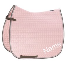 Schabracke bestickt personalisiert ESKADRON powderrose Cotton Pony Dressur