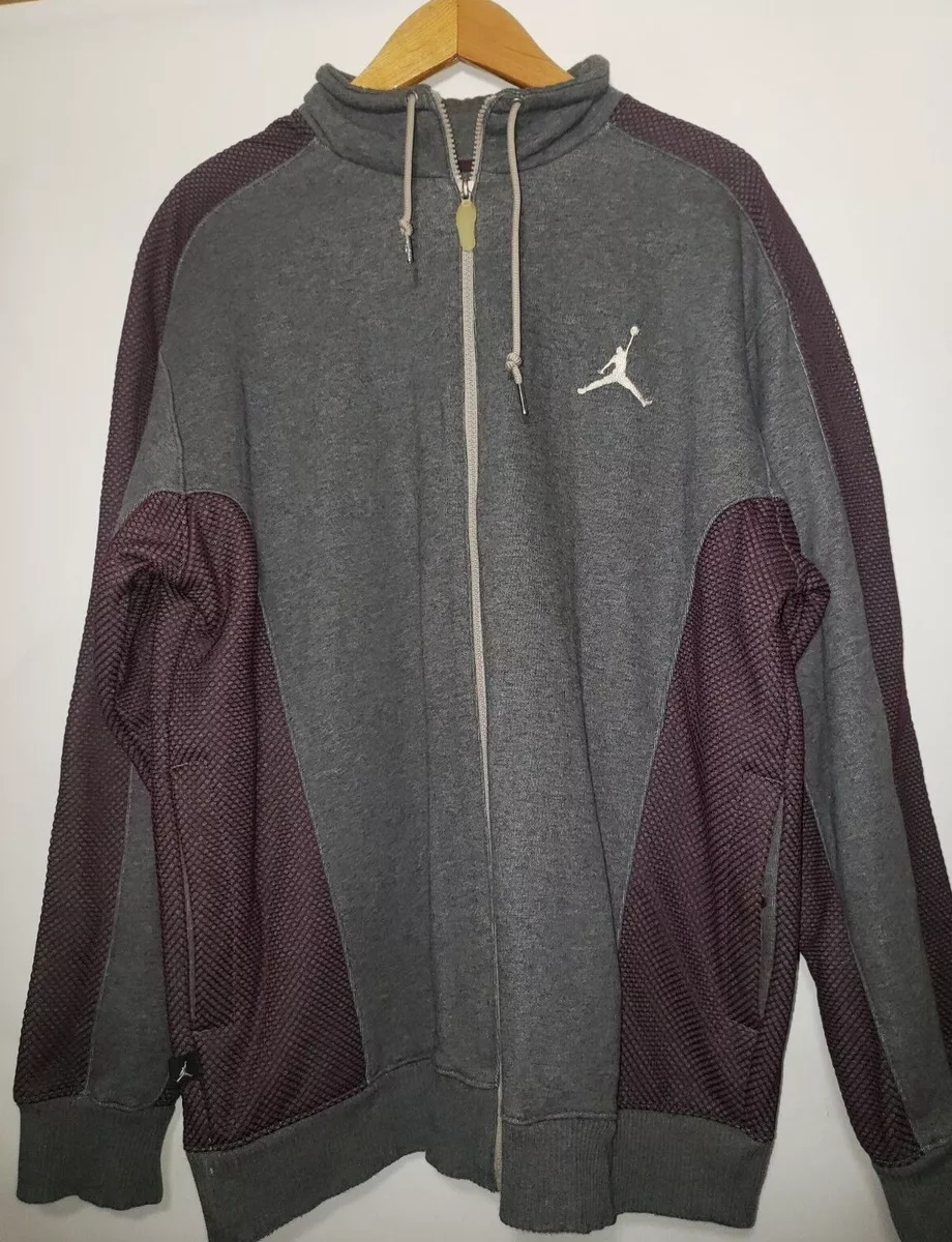 Maroon jordan jacket discount