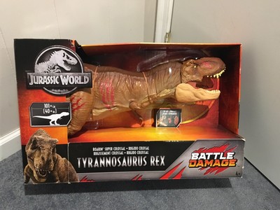 Big Dinosaur Toys Jurassic World Battle Damage Giant TRex Large Figure For Boys 887961665024 | eBay