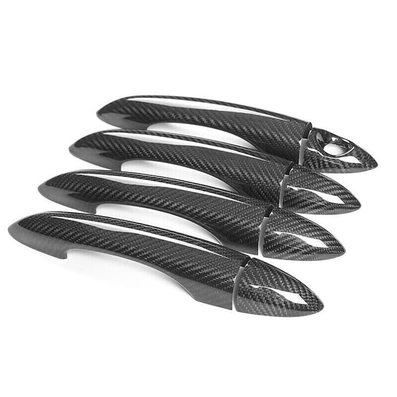 Carbon Fiber Door Handle Cover Caps Fit for ALFA Romeo Giulia Stelvio 2016-2020
