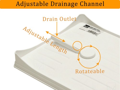 B&Z Drip Tray, Dish Drainer Tray, Universal Draining Board, Sink Side Dripping - Picture 19 of 20