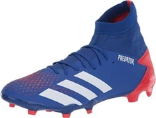 Adidas Men's PREDATOR 20.3 FG Football Cleats Blue White Red EG0964 Sz 6 - 12
