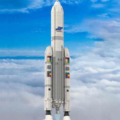 ZITIANYOUBUID Ariane 5 ECA Rakete 1264 teile Maßstab 1:110 Klemmbausteine