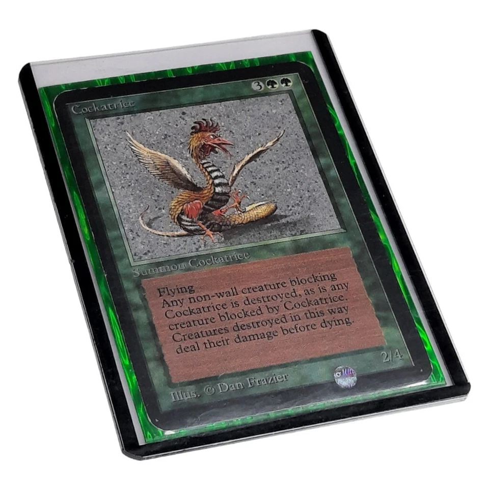 Vtg. 1993 MTG Cockatrice #189 Card Alpha Set Magic the Gathering Limited Edition - Image 3 of 4