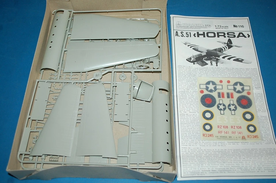 Italeri 116 - A.S. 51 Horsa Mk.I/Mk.II Assault Glider  scala 1/72 - Immagine 2 di 2